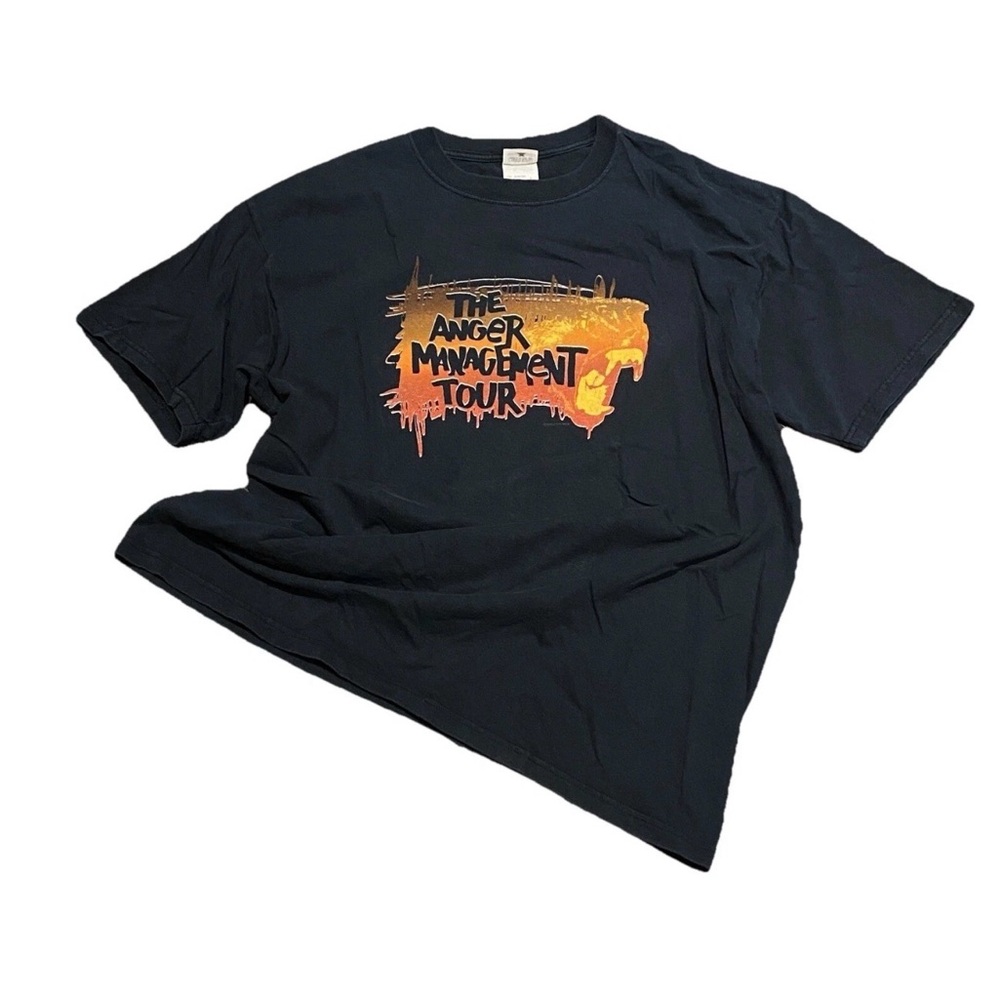 VINTAGE 2002 EMINEM Anger Management Tour T-Shirt Mens Size L D12 Papa Roach